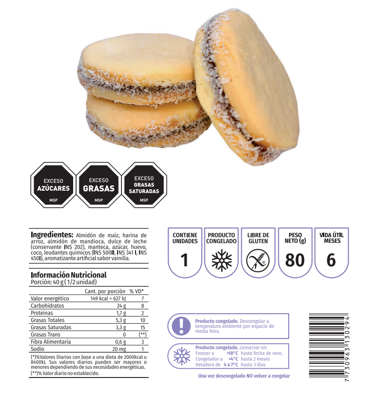 Alfajores de maicena