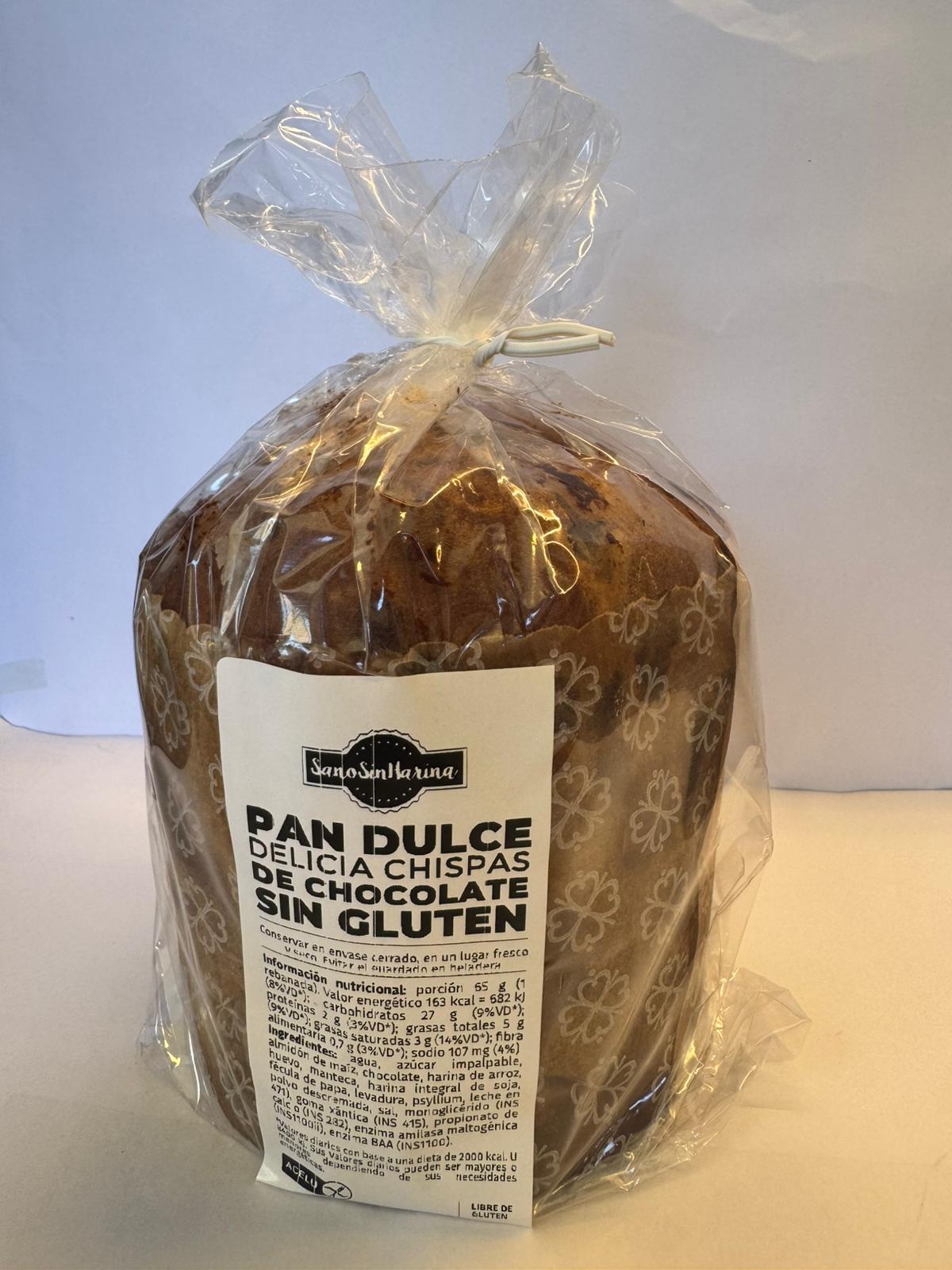 Pan dulce con chispas chocolate