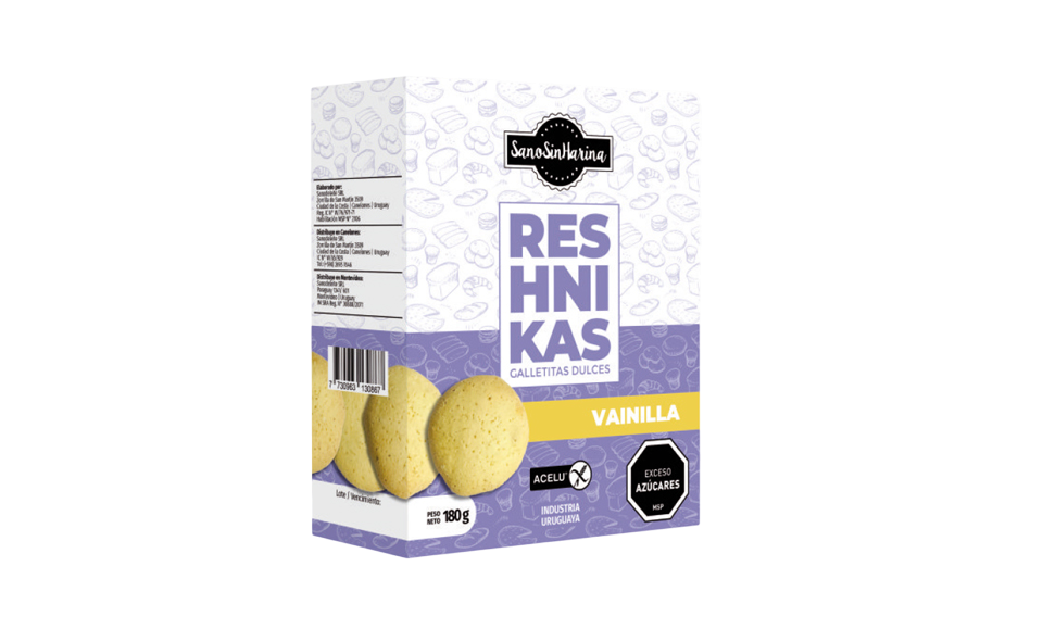 Galletas Reshnikas sabor Vainilla